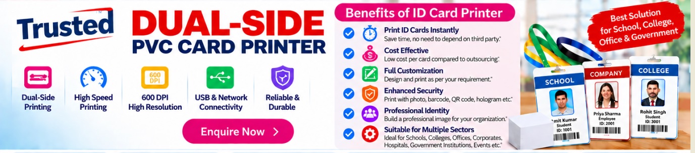 HS Technology Dual-Side PVC Card Printer Solutions
